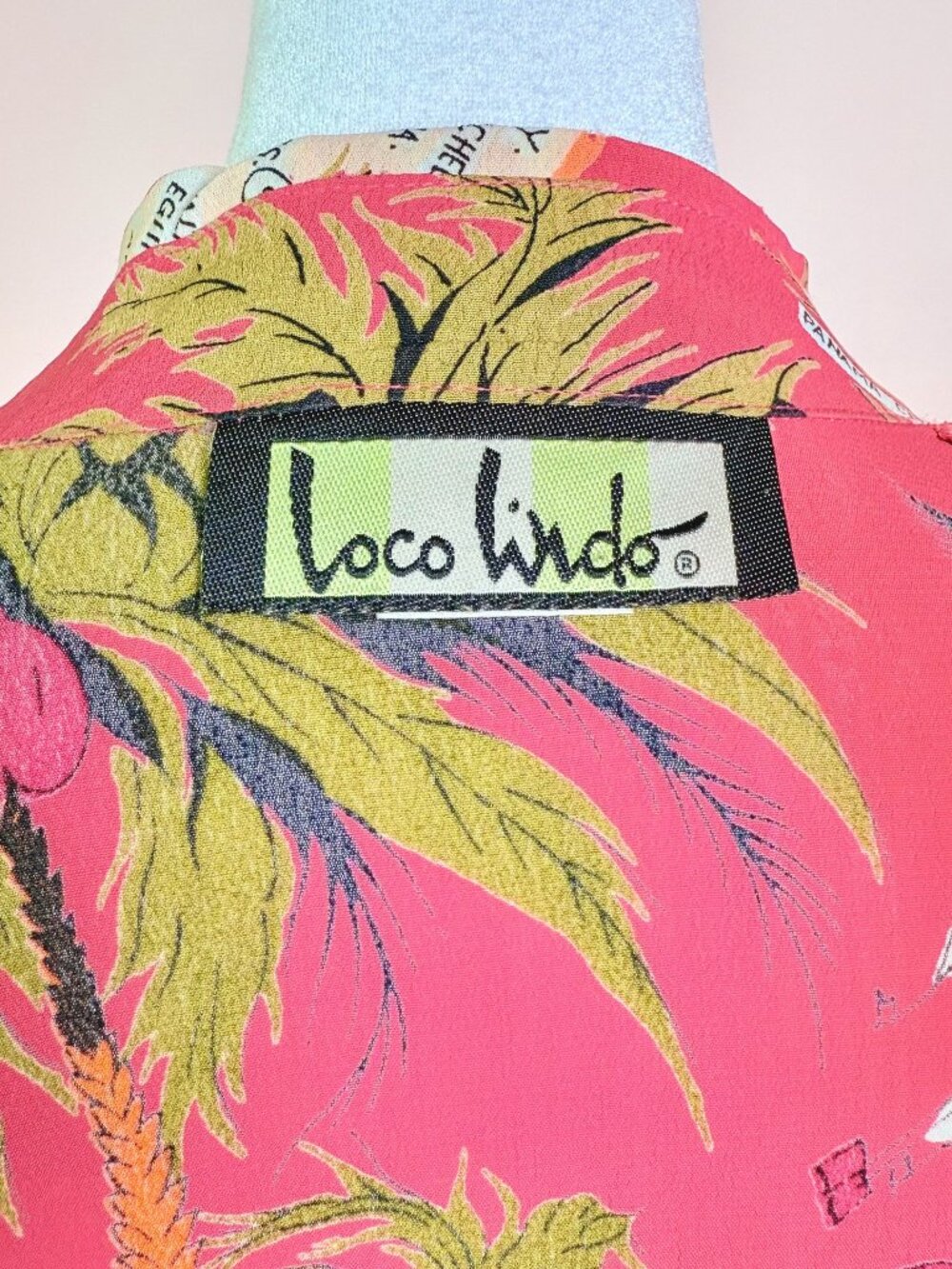 Loco Lindo Florida Pink Blouse - Picture 12 of 12